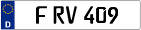 Truck License Plate